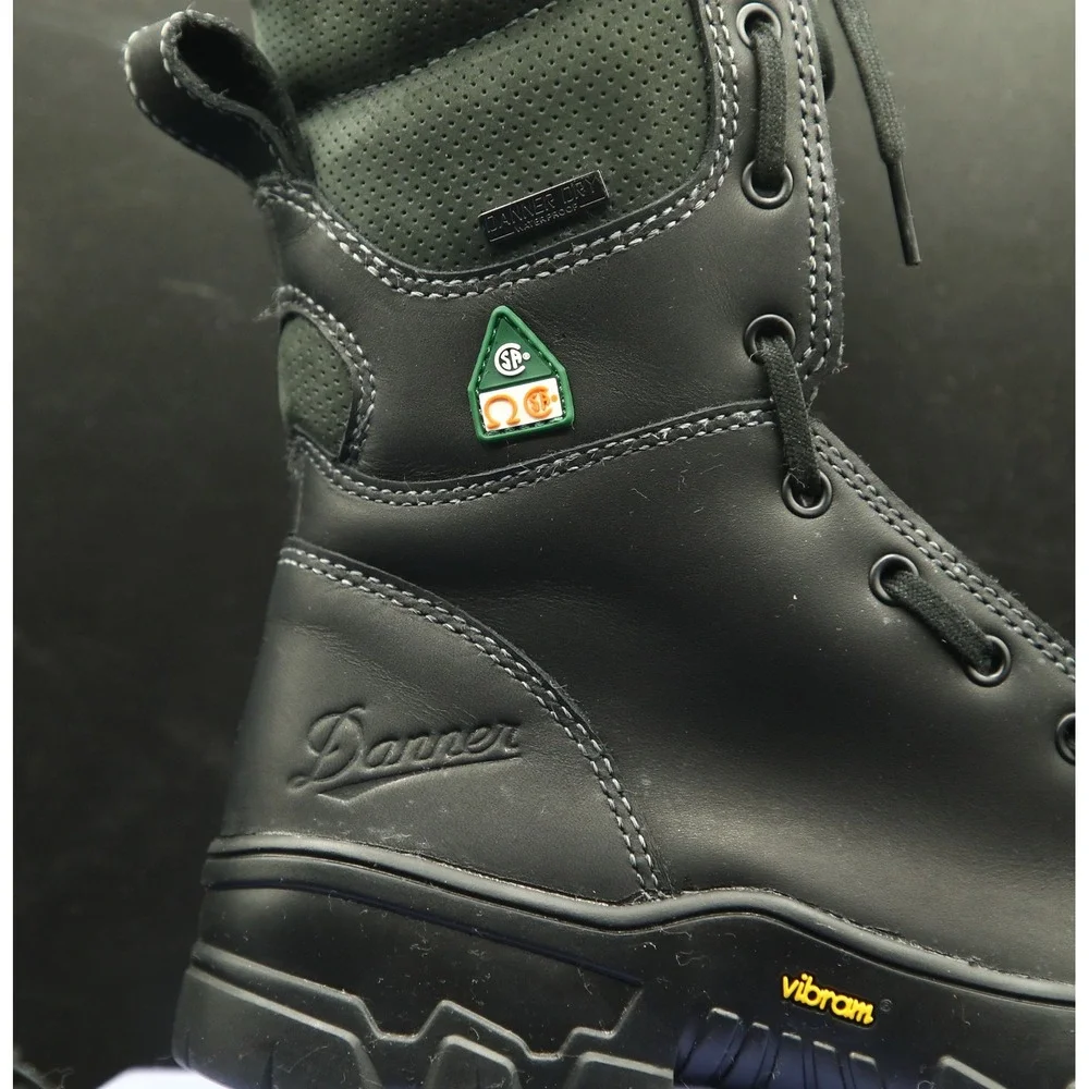 Danner Modern Firefighter 8 Inch Black NMT Comp. Toe Waterproof Boots Mens 5.5